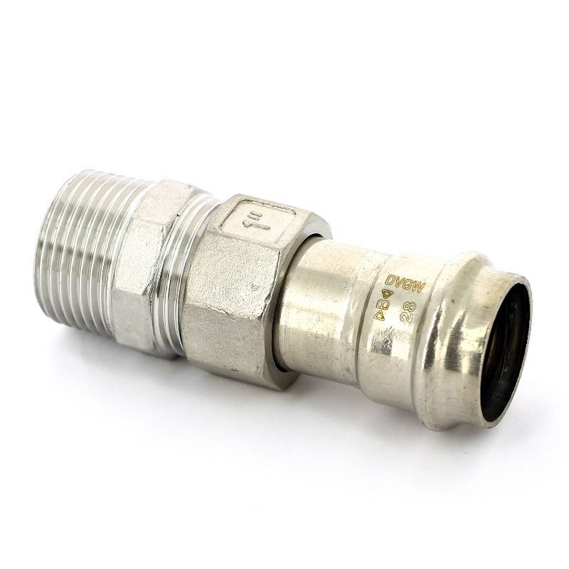 Муфта разборная IBP B-Press Inox 28 мм x 1 НР нержавеющая сталь PS4331G0280800