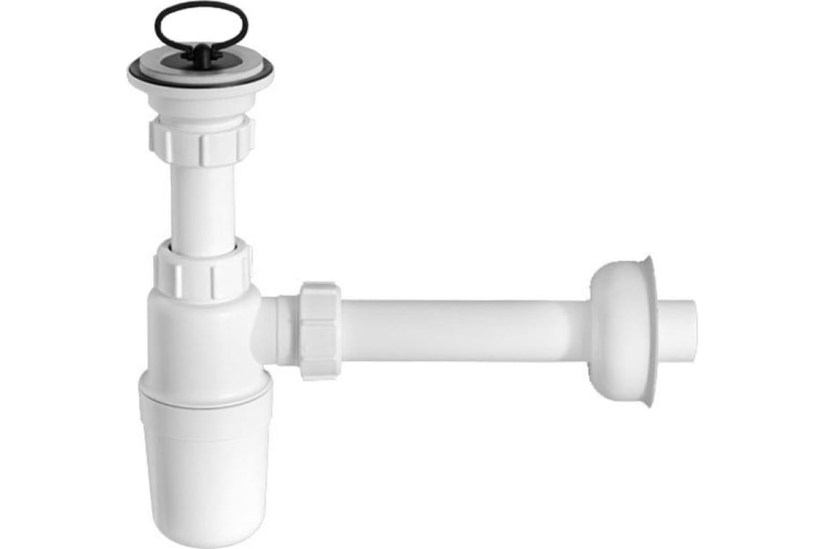 Сифон McAlpine бутылочный 1 1/4 x 32 мм с выпуском 60 мм выход 32 мм MRW1