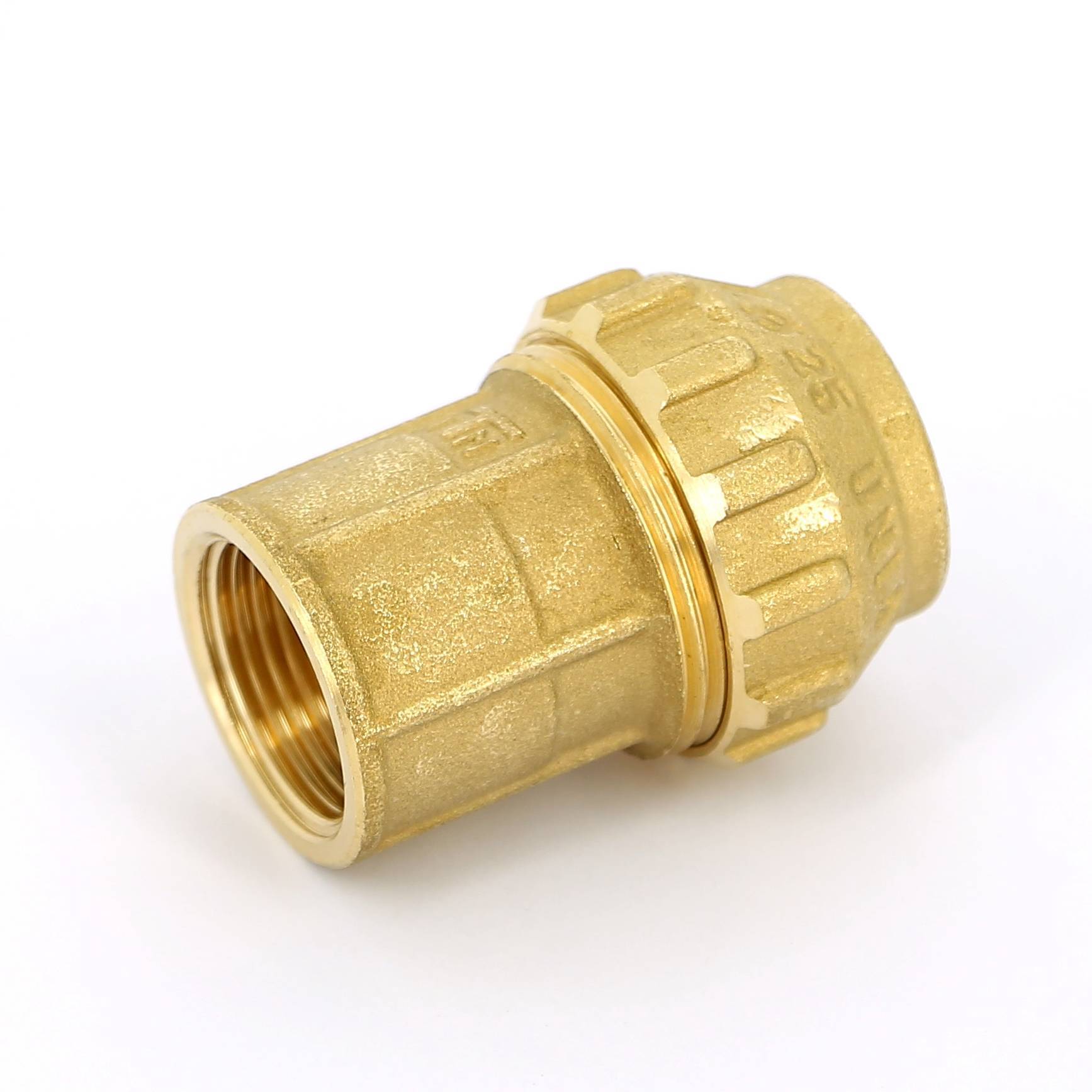 Муфта обжимная Tiemme 3400 25 мм х 3/4 ВР латунная 3400010