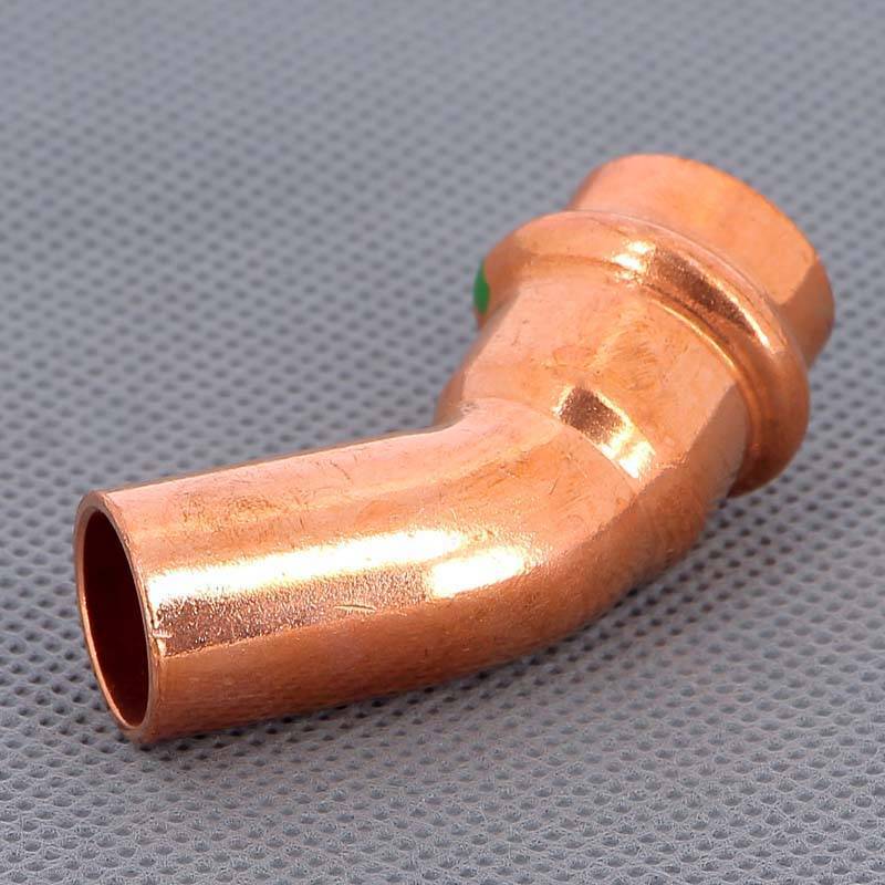 Угол-вставка 45° пресс Viega Profipress 18 мм медь 292560