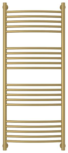 Полотенцесушитель водяной Сунержа Богема+ с полкой 500x1200 мм матовое золото 032-0221-1250