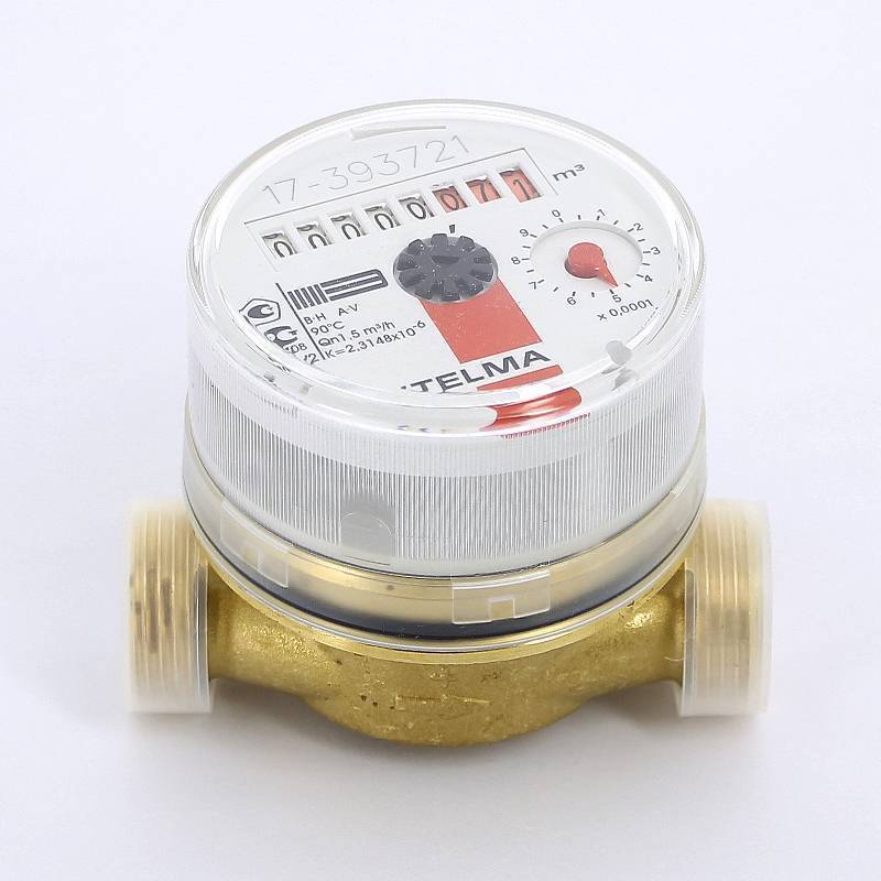 Счетчик горячей воды Итэлма Ду 15 80 мм 3/4 WFW20.D080