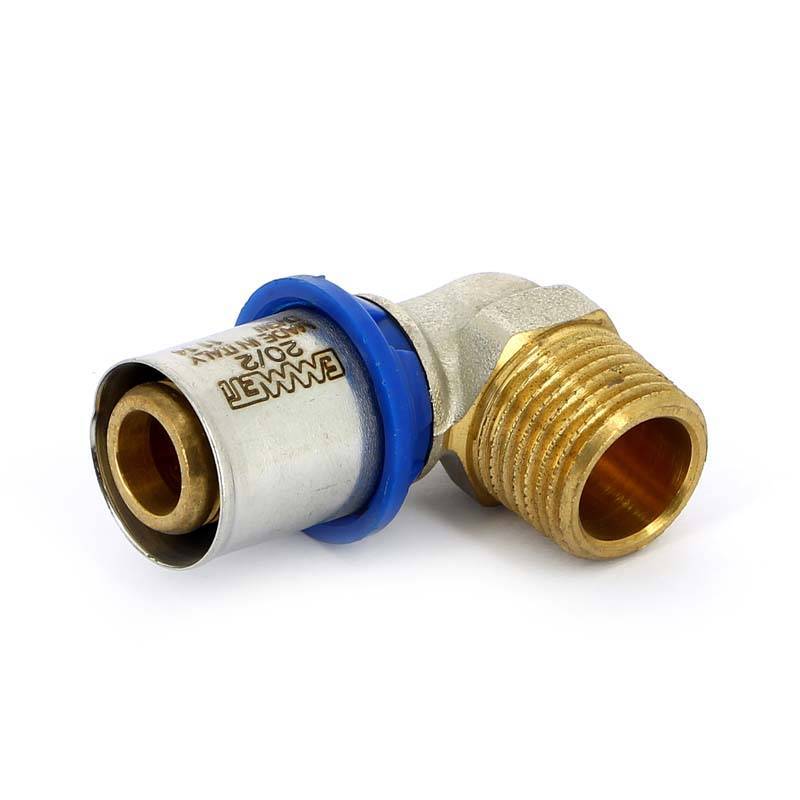 Угольник пресс с наружной резьбой Emmeti Gerapex 20 x 1/2 28101346