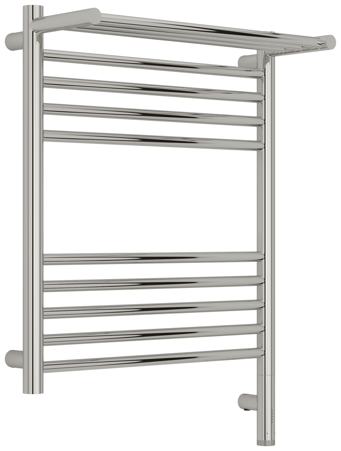 Полотенцесушитель электрический Сунержа Богема 3.1 с 1 полкой 500x600 мм правый без покрытия 00-6007-6050