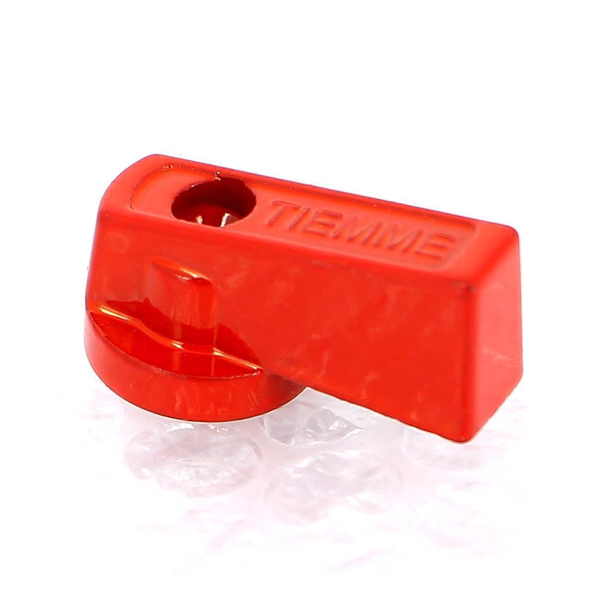 Ручка-флажок Tiemme SMALL металлическая для коллекторов и кранов красная 1790007
