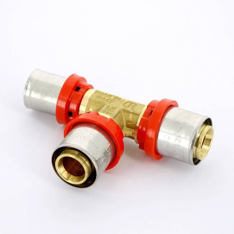 Тройник пресс Tiemme 20х20х16 мм 1650045