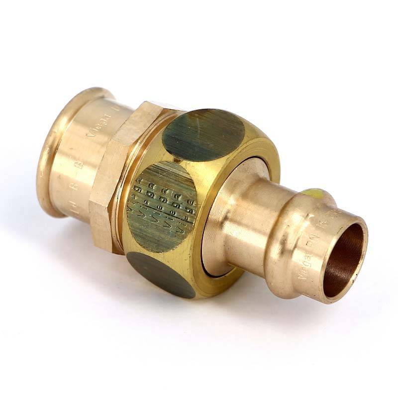 Муфта разъемная Viega Profipress G 15х1/2 пресс-В с плоским уплотнением 379322