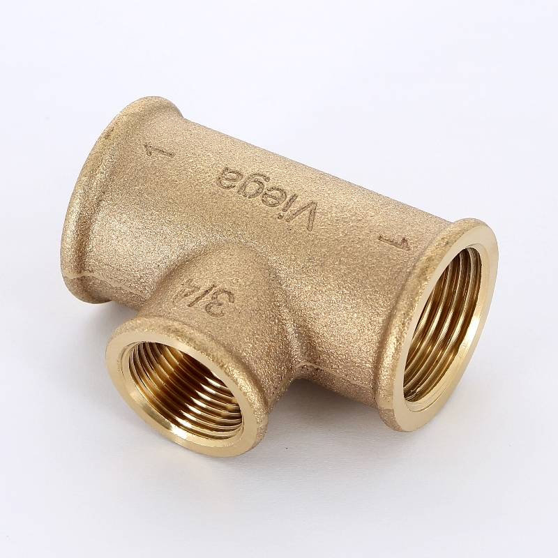 Тройник бронзовый Viega 1x3/4x1 ВР 264420