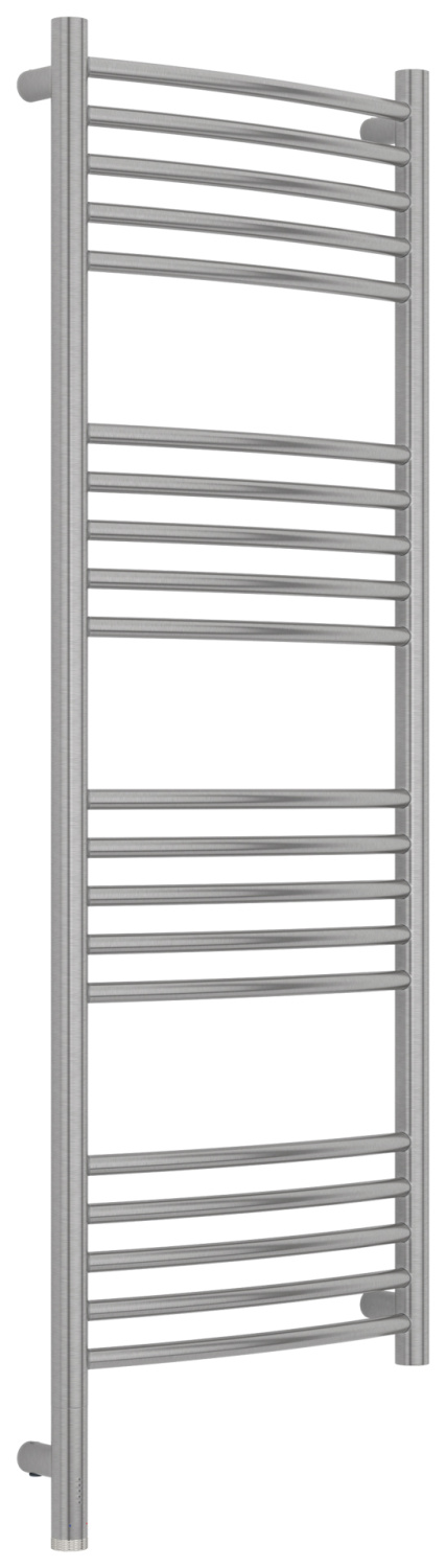 Полотенцесушитель электрический Сунержа Богема 3.1 выгнутая 400x1200 мм левое подключение сатин браш 071-6002-1240