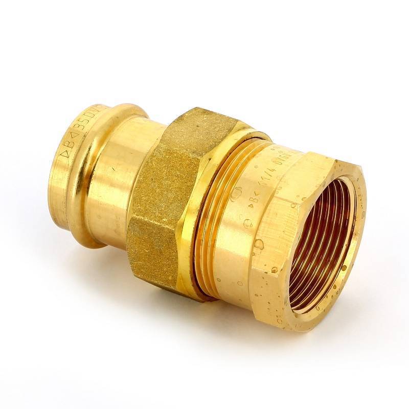 Муфта разъемная IBP >B< Press 35 мм х 1 1/4 ВР бронза P4330G03510000