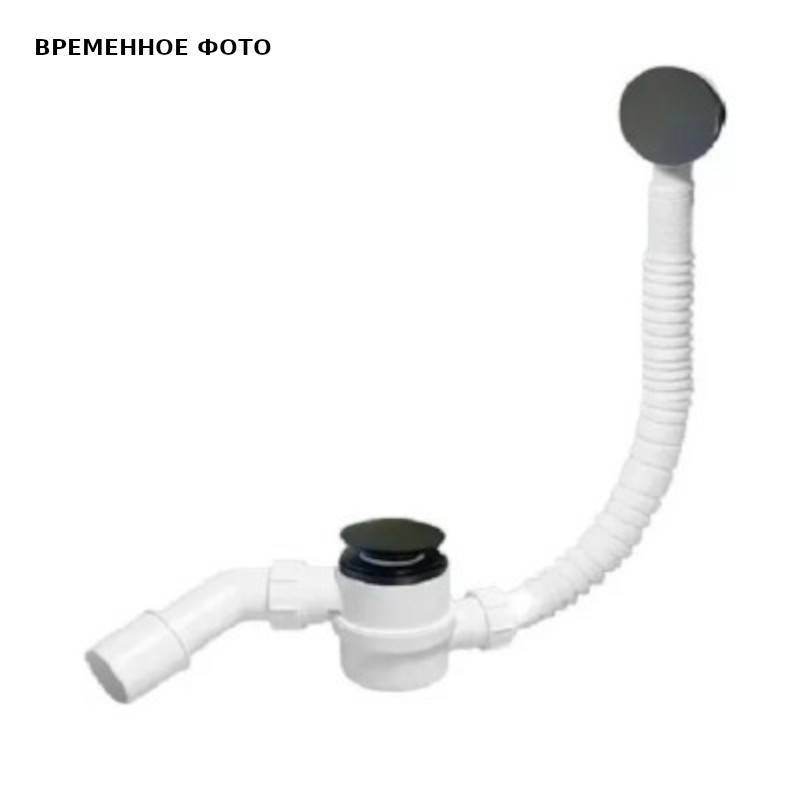 Слив-перелив для ванны McAlpine MRB11-SN 330-700х34 мм сатиновый никель MRB11-SN