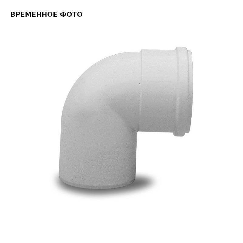 Отвод 90° для дымохода BAXI 80 мм алюминиевый эмалированный MT71401801