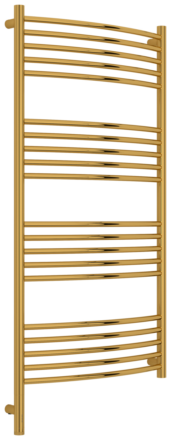 Полотенцесушитель электрический Сунержа Богема 3.1 выгнутая 60х120 см левый золото глянец 03-6002-1260