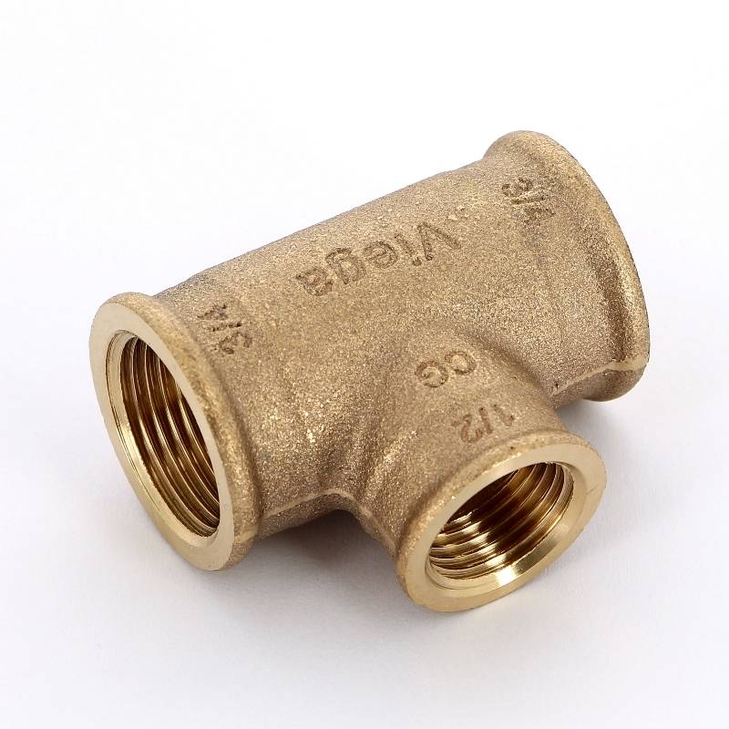 Тройник бронзовый Viega 3/4x1/2x3/4 ВР-ВР-ВР 264468