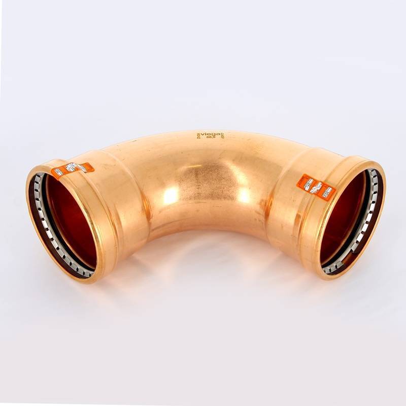 Отвод пресс медный Viega Profipress XL 88.9 мм 90° 476854