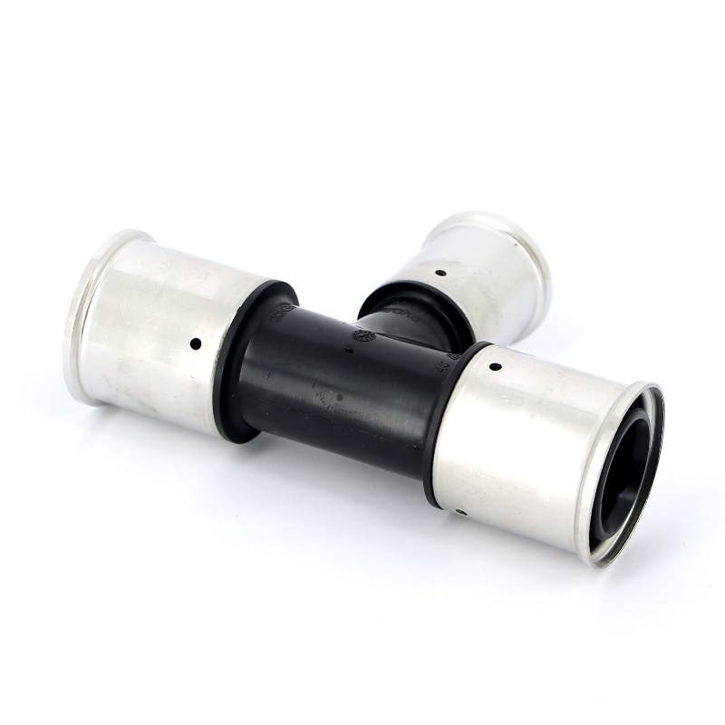 Тройник пресс PVDF Henco 40х32х40 мм 10PK-403240