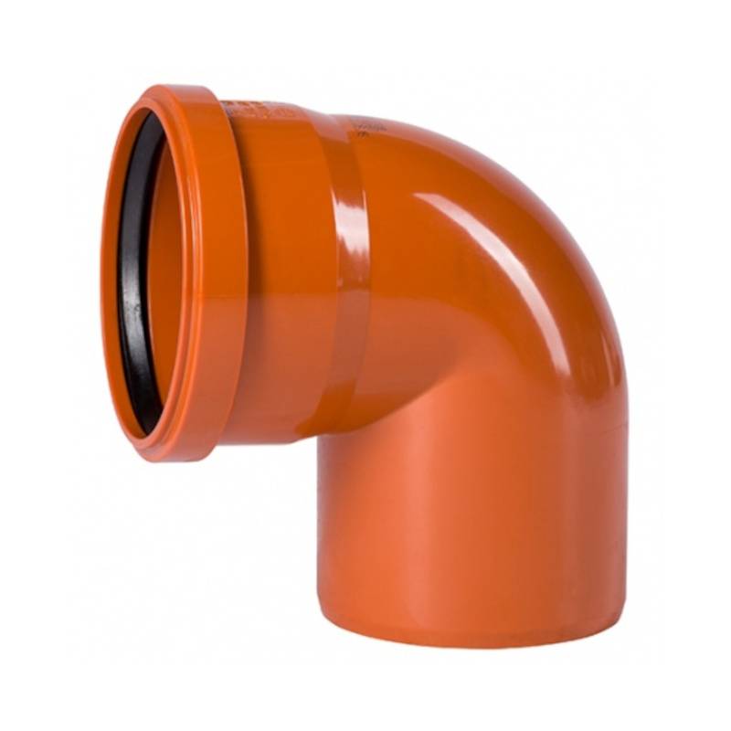 Отвод канализационный Ostendorf KG 110x87° 220240