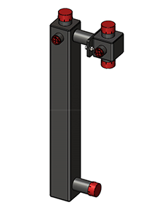 Корпус насосного модуля Zota для смесителя и насоса 180 мм 4992000003