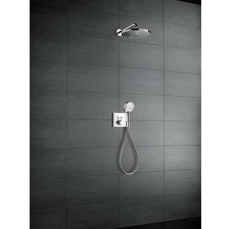 Термостатический смеситель hansgrohe ShowerSelect для 2 потребителей скрытого монтажа хром 15765000
