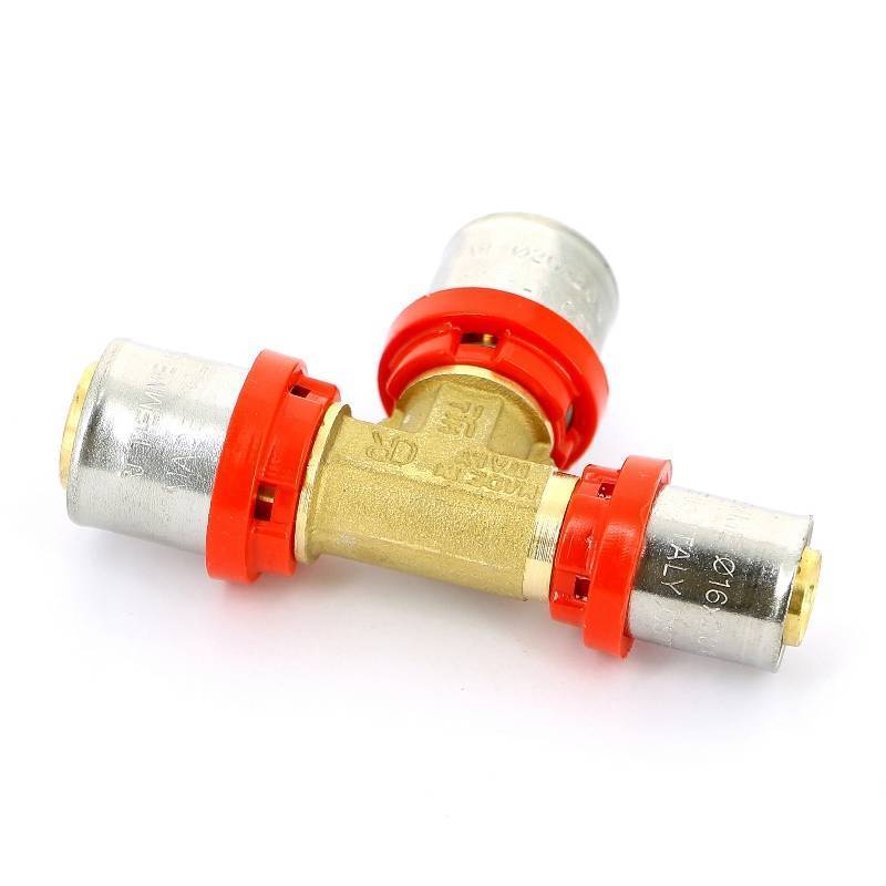 Тройник пресс Tiemme 20х20х16 мм 1650045
