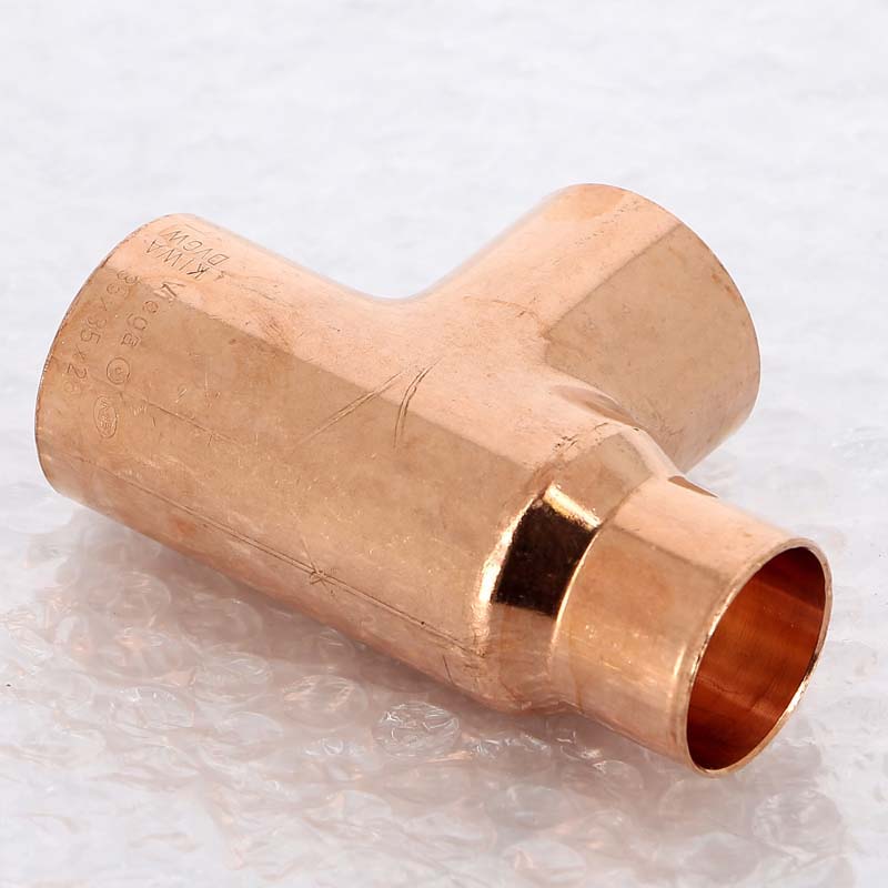 Тройник медный Viega под пайку 35х35х28 мм 117580