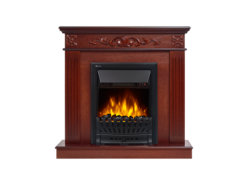 Портал для электрокамина Firelight Noce Classic шпон красное дерево 1141067