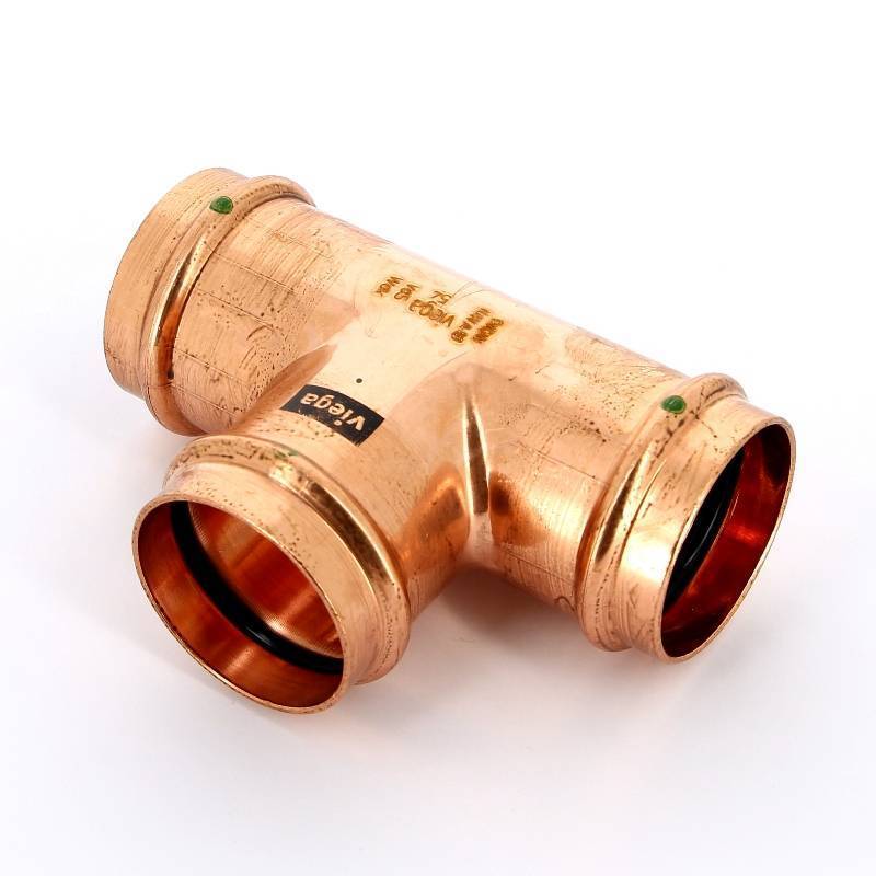 Тройник пресс медный Viega Profipress 54 мм 292003