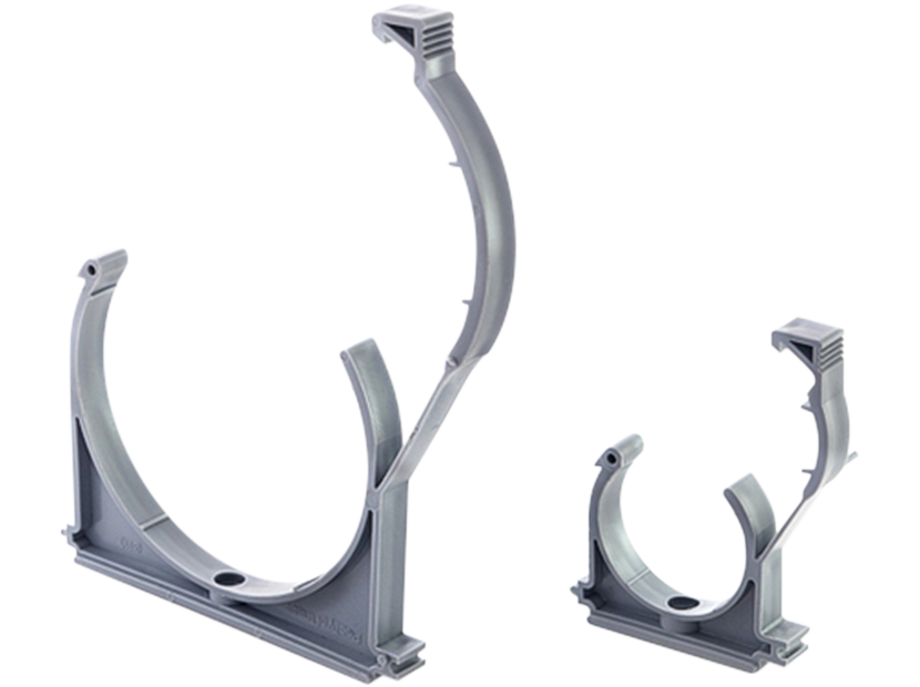 Хомут для канализации RTP пластиковый 50 мм серый 1154165