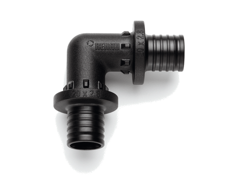 Угольник 90° REHAU RAUTITAN PX 20 мм PPSU 1198285