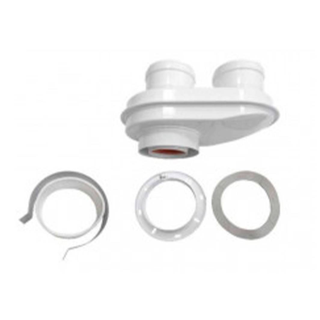 Адаптер универсальный BAXI для подключения раздельных труб 80/80 мм 1283545