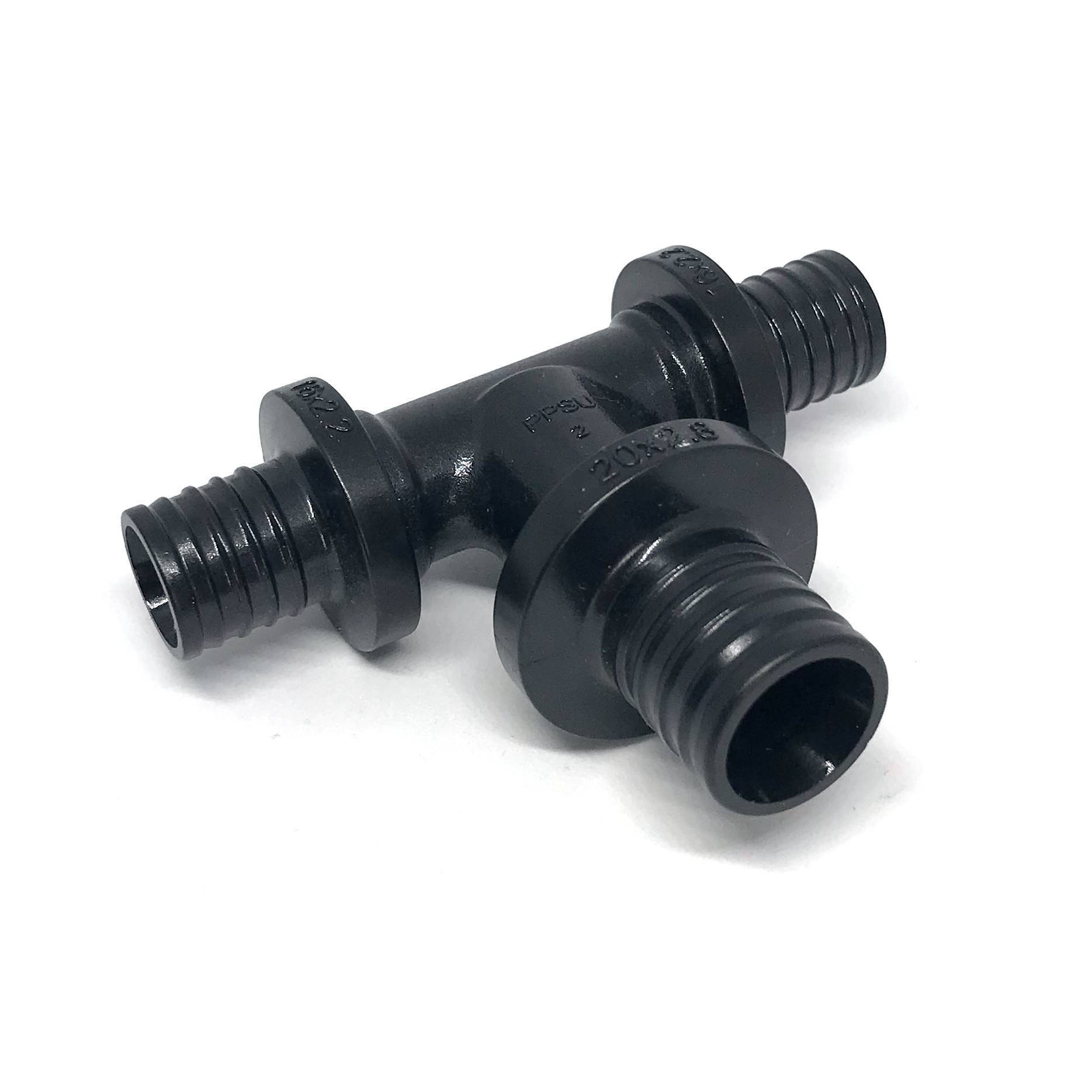 Тройник аксиальный Royal Thermo 16х20х16 мм 90° редукционный PPSU НС-1350931