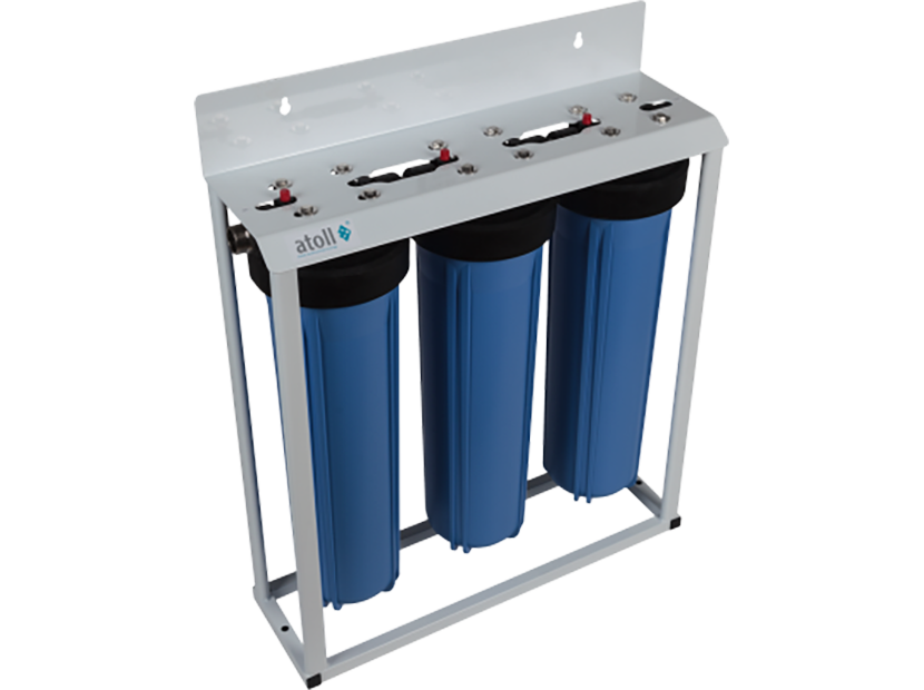 Фильтр магистральный Atoll I-32BB-e ECO трехступенчатый на раме без картриджей I-32BB-e ECO