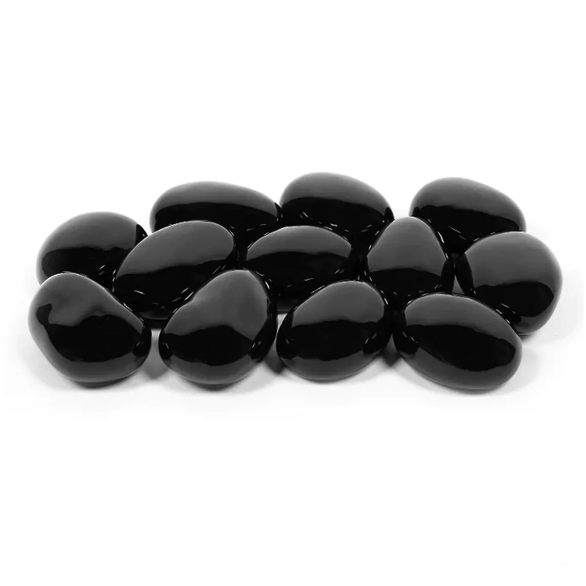 Набор керамических камней для биокамина Firelight M черный 12 шт 18000