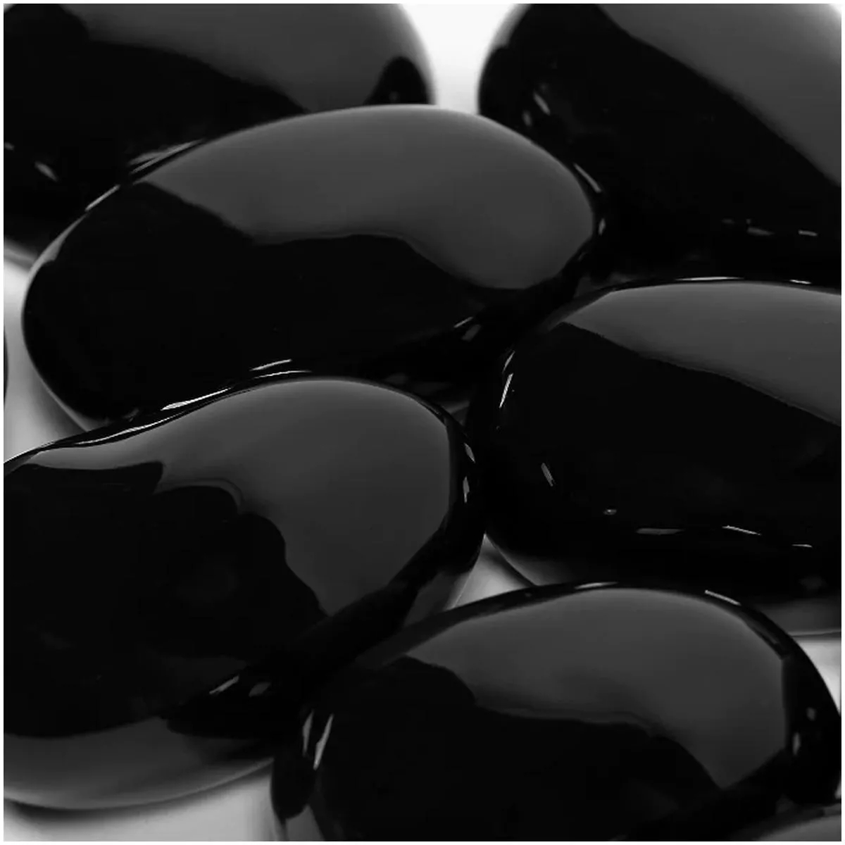 Набор керамических камней для биокамина Firelight M черный 12 шт 18000