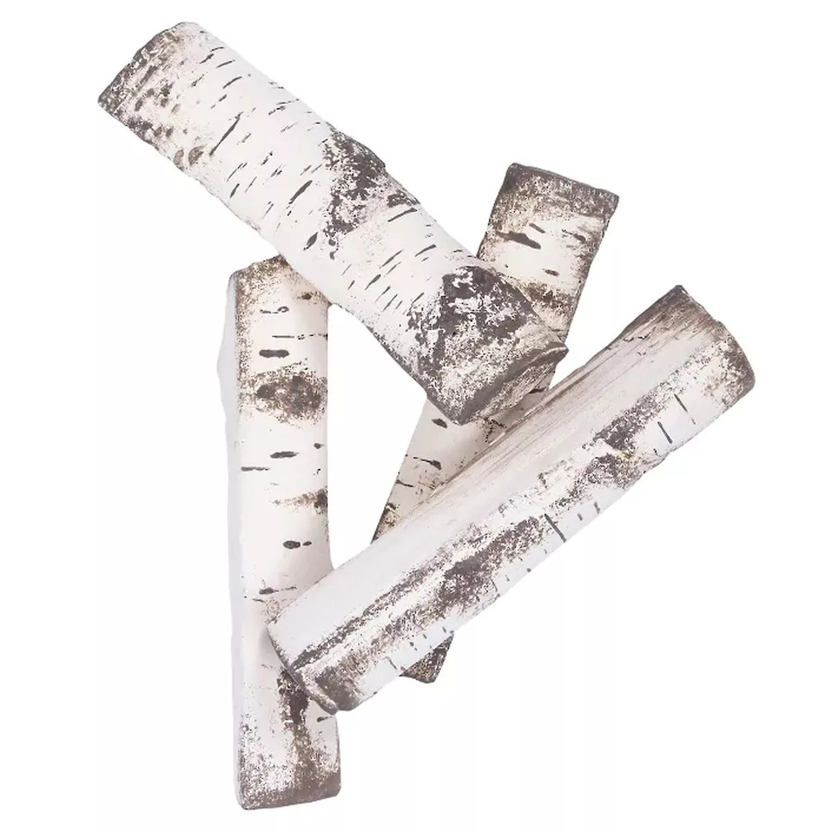 Набор керамических дров для биокамина Firelight Береза колотая 4 шт 18003