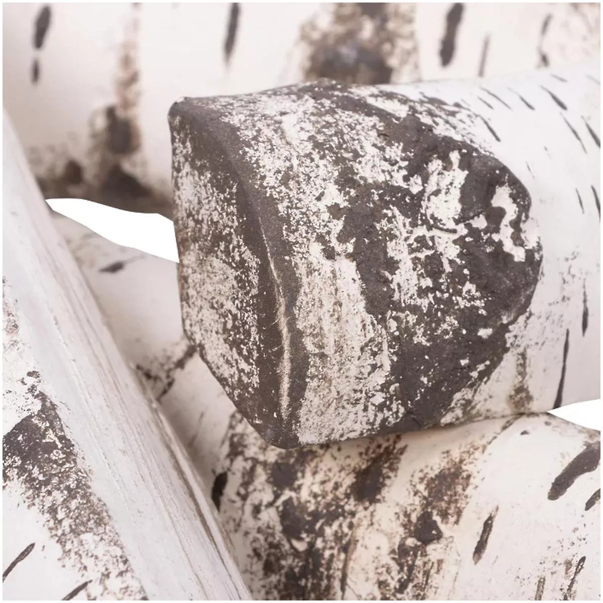 Набор керамических дров для биокамина Firelight Береза колотая 4 шт 18003