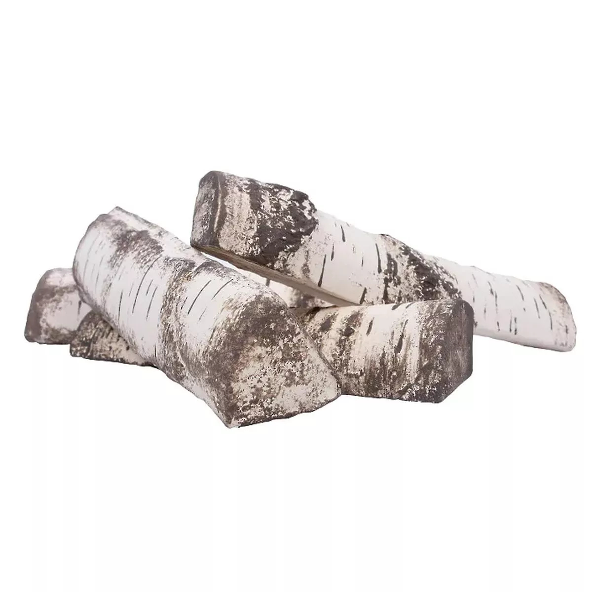 Набор керамических дров для биокамина Firelight Береза колотая 4 шт 18003