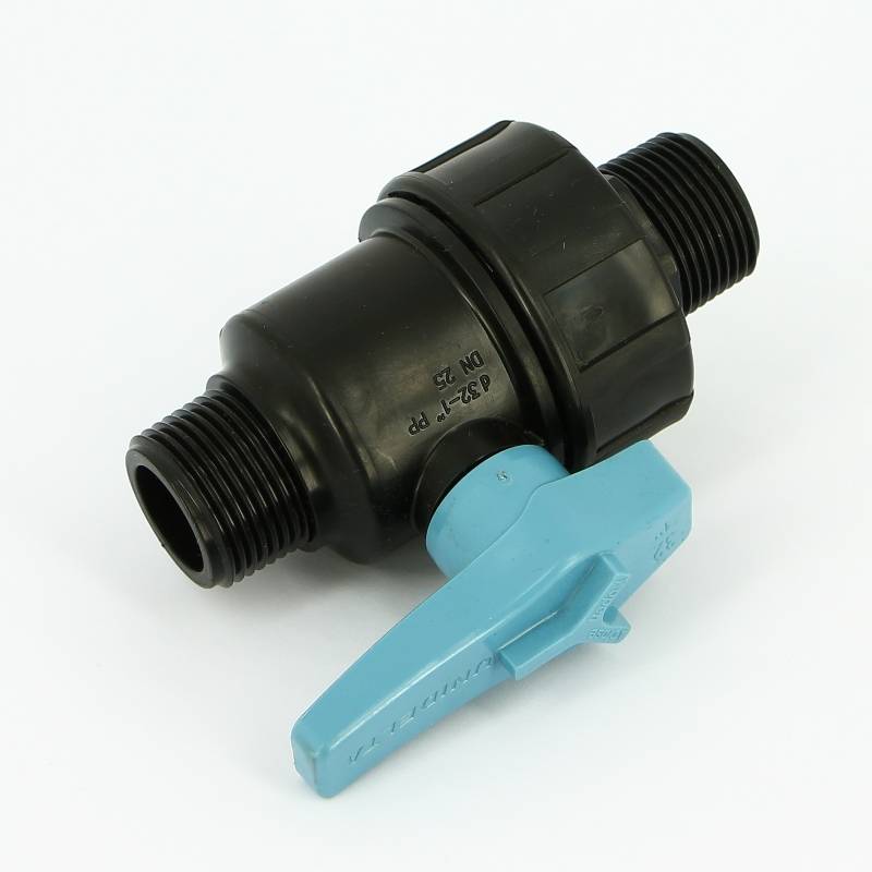 Кран для труб ПНД Unidelta 1 НН полипропилен PP-B 1074004004001