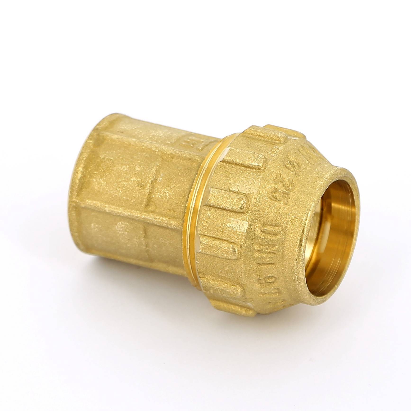 Муфта обжимная Tiemme 3400 25 мм х 3/4 ВР латунная 3400010