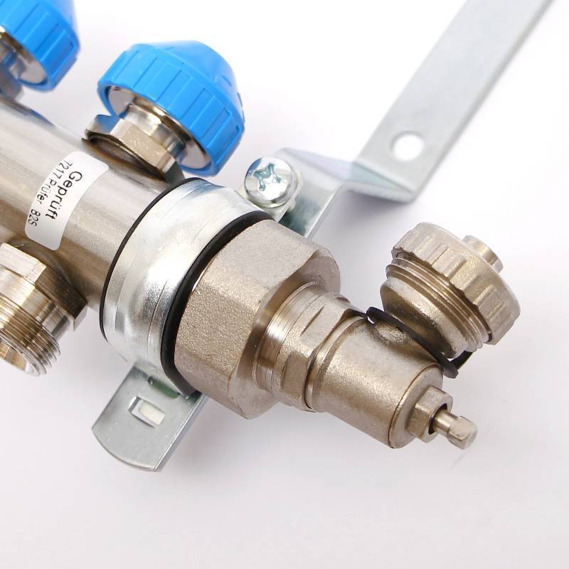 Коллекторная группа Uni-Fitt 1 x 3/4 10 выходов с расходомерами и термостатическими вентилями 455W4310