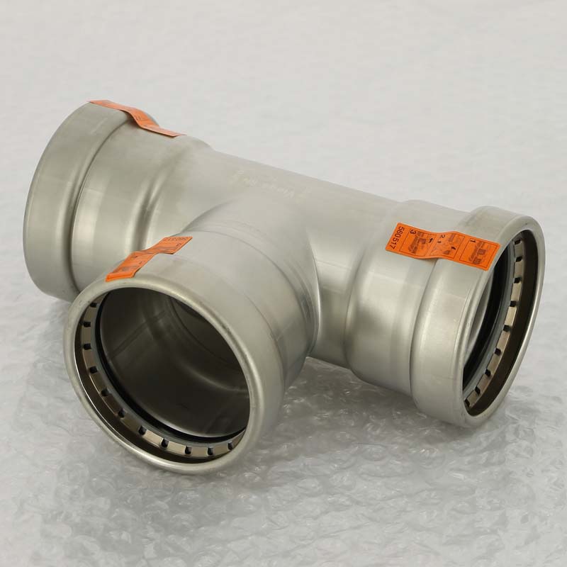 Тройник пресс нержавеющая сталь Viega Sanpress Inox XL 64 мм 578022