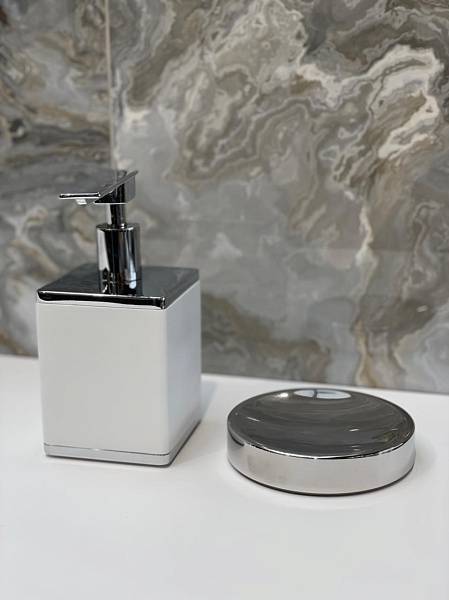 Мыльница Boheme 10963-CR настольная круглая хром 10963-CR