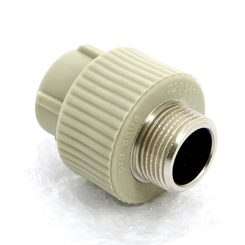 Муфта комбинированная Pro Aqua 20x3/4 НР серая PA23010PG