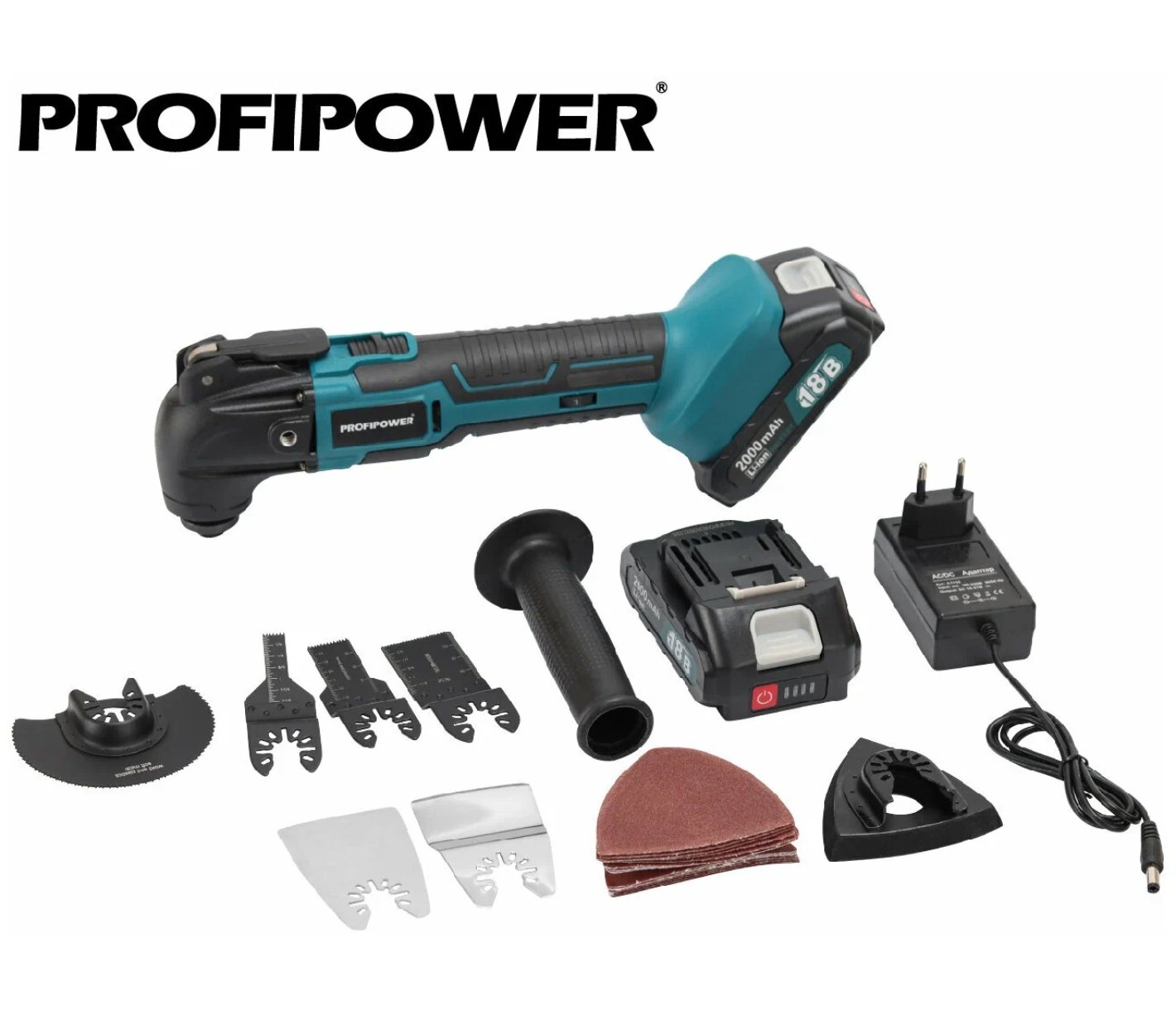 Многофункциональный инструмент (реноватор) ProfiPower MKDTM-18V