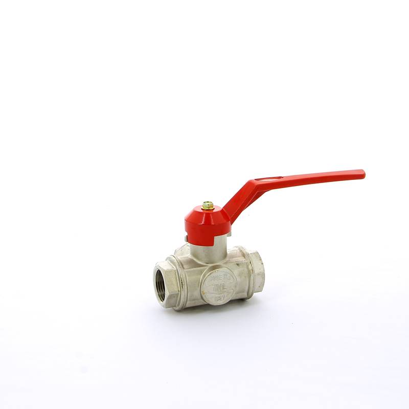 Кран шаровой трехходовой ITAP 128 T-порт рычаг 1 ВВ 1280100T