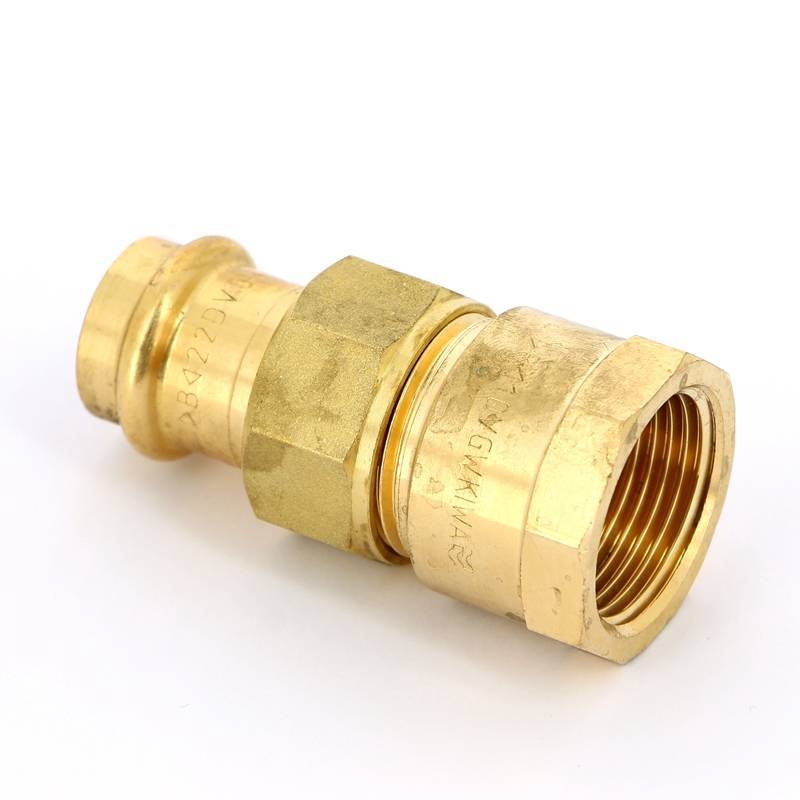 Муфта разъемная IBP >B< Press 22 мм х 1 ВР бронза P4330G02208000