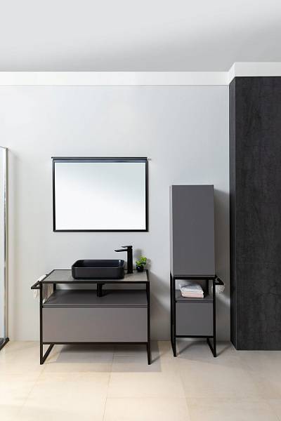 Зеркало Allen Brau Priority 100 см черный 1.31017.BB