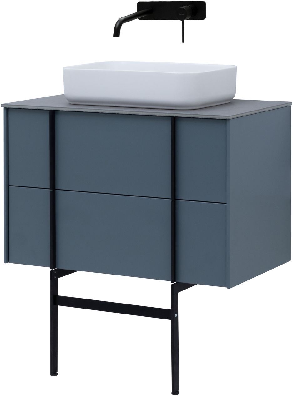 Тумба под раковину Allen Brau Reality 80x46.2x50 см синий 1.32005.BGM