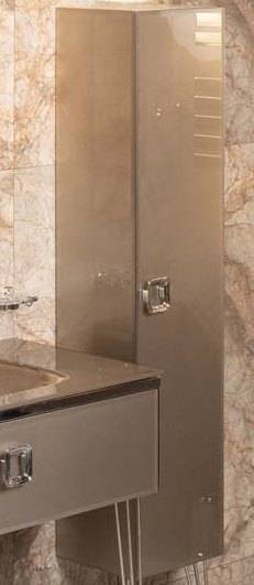 Шкаф-пенал подвесной Armadi Art Lucido 35х40х150 см коричневый 772-D