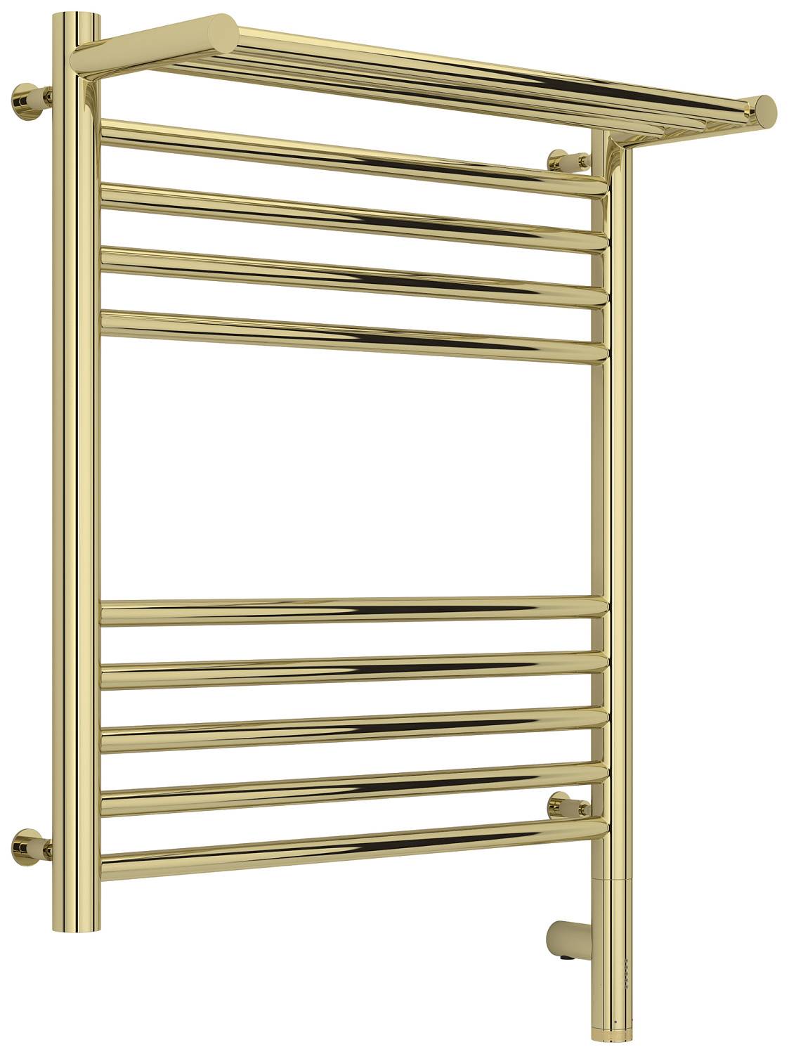 Полотенцесушитель электрический Сунержа Богема 3.0 с 1 полкой 532x724 мм правый шампань 020-5807-6050